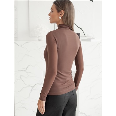 Водолазка с прозрачными рукавами