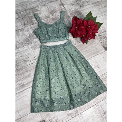 Костюм с юбкой 874409