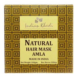 Natural Hair Mask AMLA, Indian Khadi (АМЛА натуральная маска для волос, Индиан Кхади), 100 г.