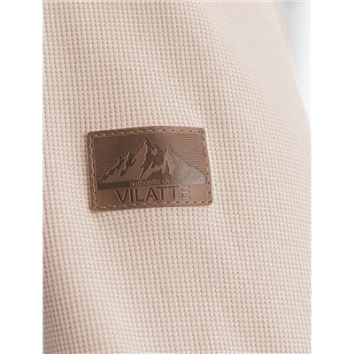 Свитшот из фактурного хлопка с авторским принтом