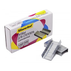 Скобы для степлера № 24/6 Silwerhof оцинковые 421012-40