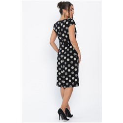 Платье Габриэль (черное/круги) П13953-10М
