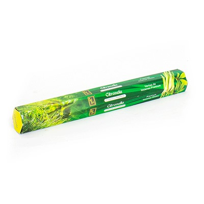 CITRONELLA Premium Incense Sticks, Zed Black (ЦИТРОНЕЛЛА премиум благовония палочки, Зед Блэк), уп. 20 палочек.