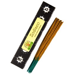 ZODIAC Natural Masala Incense, Namaste India (ЗОДИАК натуральные масала благовония, Намасте Индия), уп. 15 г.