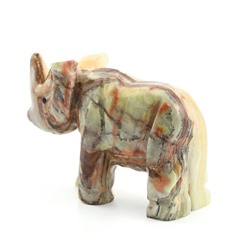 Носорог из оникса №4 (100*35*70мм).