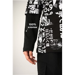 Детский лонгслив с двойным рукавом Happyfox