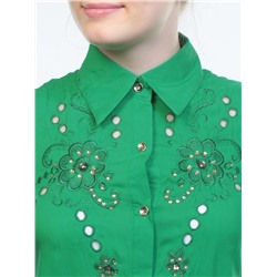 Q857 Туника женская (65% хлопок, 35% полиэстер) размер 48