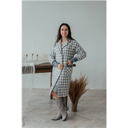 Стильная леди М-675 серый, Пальто