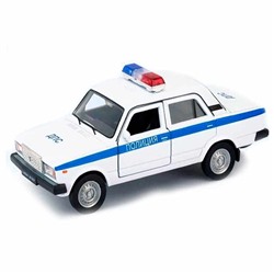 Welly. Игрушка модель машины 1:34-39 LADA 2107 ПОЛИЦИЯ СА 4024