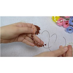 Проволока с эффектом памяти, 115 мм*0,6 мм (SF-7366) золото