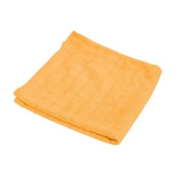 Салфетка из микрофибры вафельная оранж. 30*30см M-03 РК