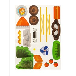 Конструктор пластиковый «Самолетик» 20 деталей Baby Blocks