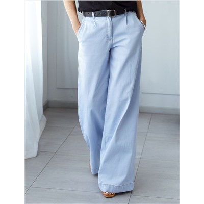 Джинсы из эластичного денима с резинкой на поясе