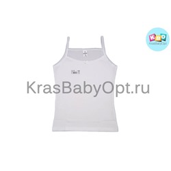 Майка белая для девочки