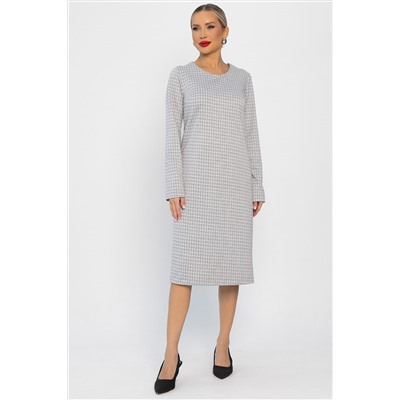 Платье трикотажное Лаурель (светло-серое) П14248-25М