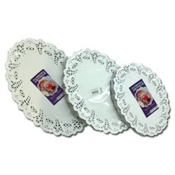 Салфетки кружевные овальные 18*13см 500шт (8)