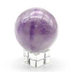 Шар из аметиста, диаметр 50-52мм, 195гр, сорт 2