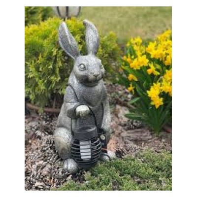 Фигурка Зайчик Классик (серебро) (без фонаря)  Ф281с
