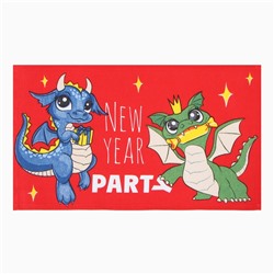Полотенце Доляна "Party" 28х46 см, 100% хл, рогожка 164 г/м2