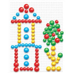 Мозаика для малышей «Вертолет» 100 элементов