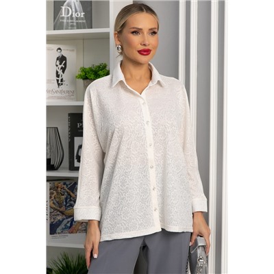 Рубашка кружевная Маринара (белая) Б14252-10М