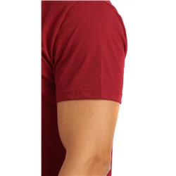 Футболка бордовая