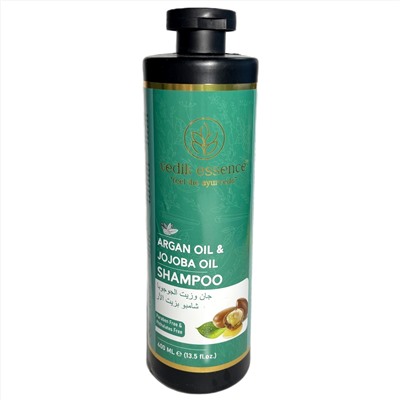 ARGAN OIL & JOJOBA OIL Shampoo, Vedik Essence (Шампунь АРГАНОВОЕ МАСЛО И ЖОЖОБА МАСЛО для омоложения и успокоения волос, Ведик Эссенс), 400 мл.