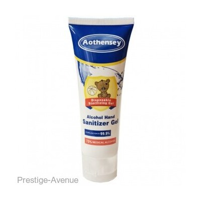 Гель Антисептик Aothensey Alcohol Hand Sanitizer Gel 75% 80 ml ( в тубе )