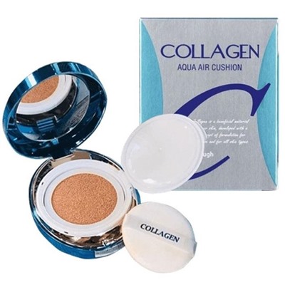 ENOUGH Кушон увлажн.с коллагеном №21  Collagen aqua air cushion АКЦИЯ! СКИДКА 20%