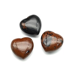 Сердце из обсидиана 25*25*12мм