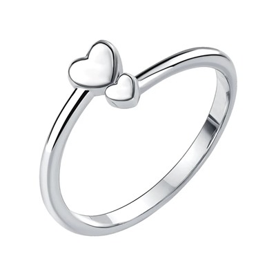 Кольцо из серебра без вставки, Л-10078