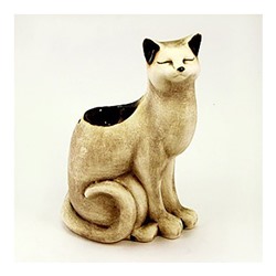 Аромалампа "Кошка", 18см шликерная SH 4215
