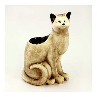 Аромалампа "Кошка", 18см шликерная SH 4215