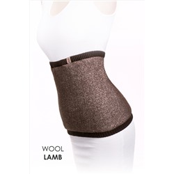 Пояс меховой эластичный ШОКОЛАД