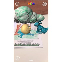 Сказка-раскраска "Колобок", А4, мягкая обложка