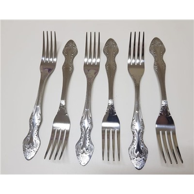 Вилка "Павлово без рисунка"из 6-ти шт   (100уп)