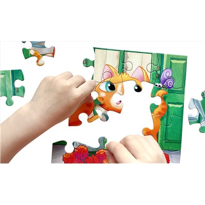 Пазл First Puzzle «Котик» 16 элементов