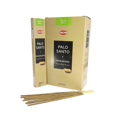 PALO SANTO FRANKINCENSE Natural Masala Incense, Hem (ПАЛО САНТО ЛАДАН, натуральные благовония масала, Хем), 15 г.