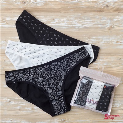 Трусики женские DOMINANT 35000-424, BIKINI, 3 шт. в уп.