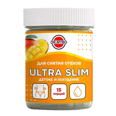ULTRA SLIM, Dr.Mybo (Дренажный напиток ДЕТОКС И ПОХУДЕНИЕ), 75 г. (15 порций).