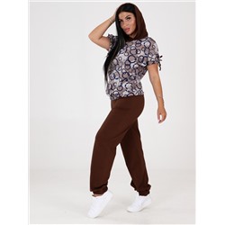 Винтаж - костюм коричневый