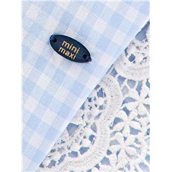 Платье UD 6324 голуб клетка