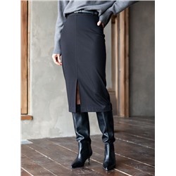 Юбка-карандаш из плотного джерси без подкладки