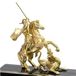 Настольный набор из обсидиана "Георгий Победоносец" 1000*360*340мм