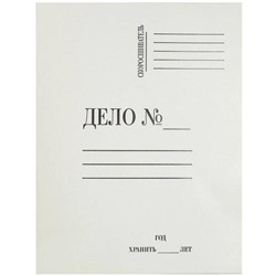 Папка скоросшиватель ДЕЛО Эврика  картонный немелов. белый (мин.5шт.) СК-28/97
