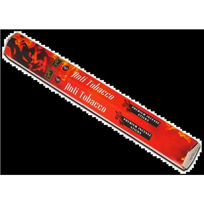 ANTI TOBACCO fab series Premium Incense Sticks, Zed Black (АНТИТАБАК премиум благовония палочки, Зед Блэк), уп. 20 палочек.