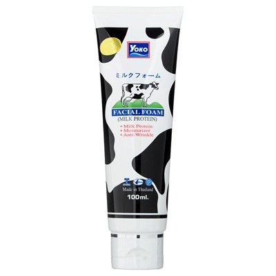 Facial Foam MILK PROTEIN, Yoko (Очищающая пенка для лица C МОЛОЧНЫМ ПРОТЕИНОМ, Йоко), 100 мл.