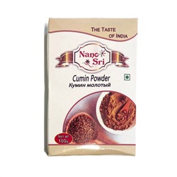 CUMIN POWDER, Nano Sri (КУМИН МОЛОТЫЙ, Нано Шри), 100 г.
