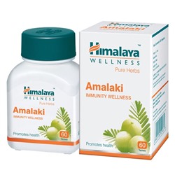 AMALAKI Immunity Wellness, Himalaya (АМАЛАКИ, Для повышения иммунитета, Хималая), 60 таб.