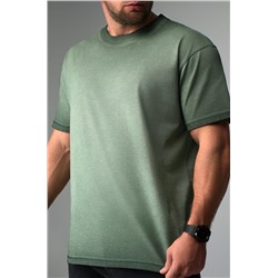 Мужская футболка оверсайз с эффектом градиент Happyfox